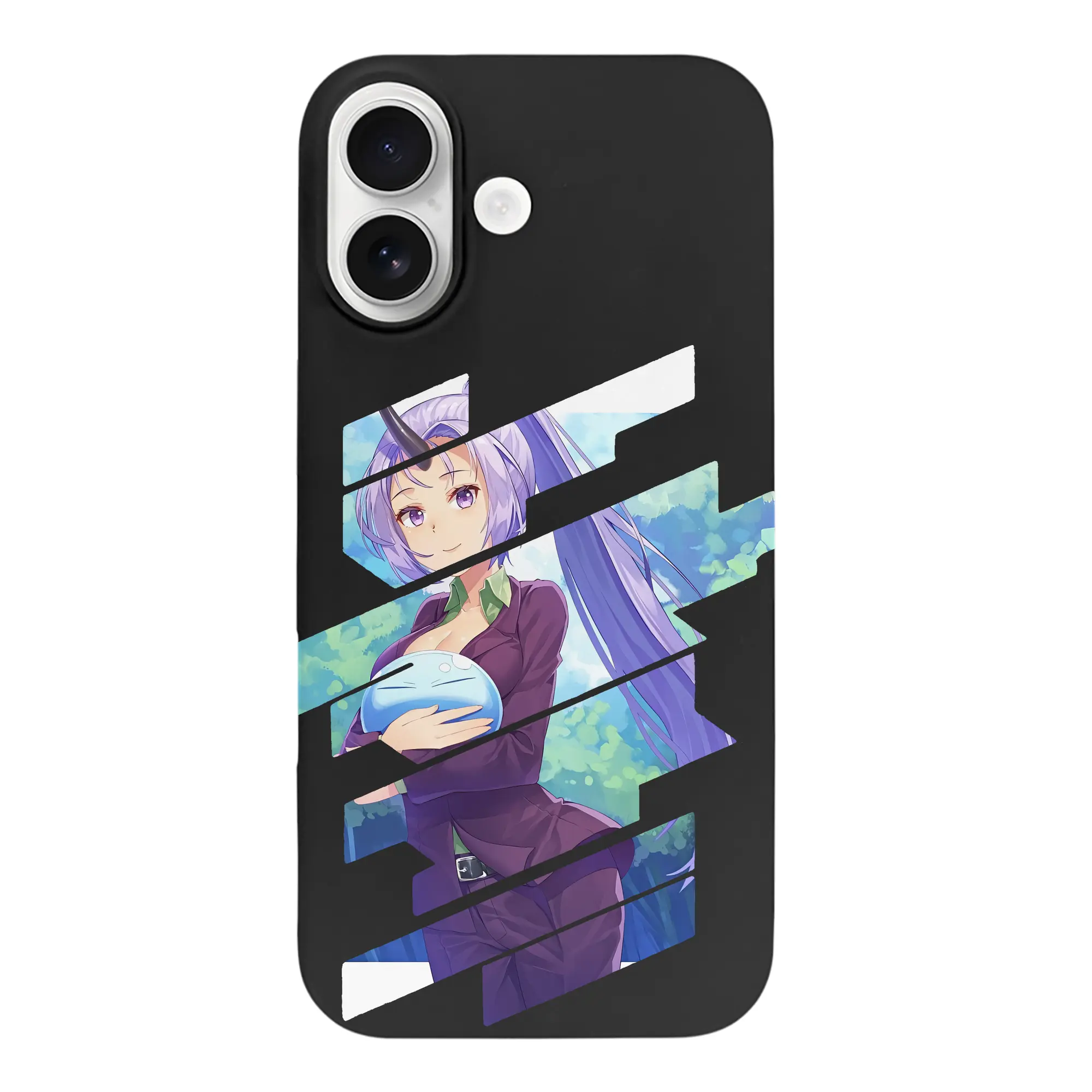 転生したらスライムだった件 グッズ,シオン - iPhone 17 シリーズ シリコンケース 薄型 耐衝撃 指紋防止 ソフトタッチカバー 精密フィット 傷防止 保護ケース iPhone 17/17 Air/17 Pro/17 Pro Max 対応